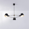 Made in China DLSS Lighting 3 Light Triangle Aluminium Shade Chandelier