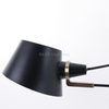 9206P Round Black Shade Down Led Chandelier Lamp for Dining Room Large Modern Chandelier Light