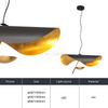 European Creative Aluminium Art Hand Paint Chandelier LED Villa Indoor Cafe Loft Pendant Hanging Lamp Bar Kitchen Dining