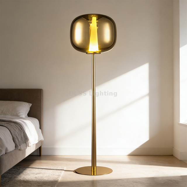 Modern Floor Light Hotel Lobby Metal Lighting Home Decor Bedside Corridor Living Restaurant Led Floor Lamp