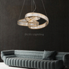 Guzhen Factory Modern Style Crystal Pendant Lamp Hotel Decorative Pendant Lighting Interior Led Chandelier