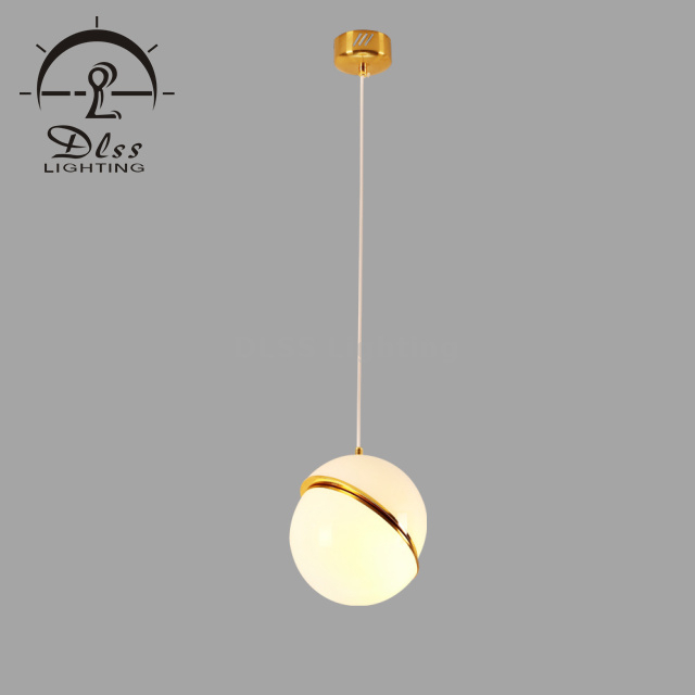 Acrylic Globe Pendant Light, Creative Irregular White Hanging Light Pendant Lamp for Dining Room, Living Room