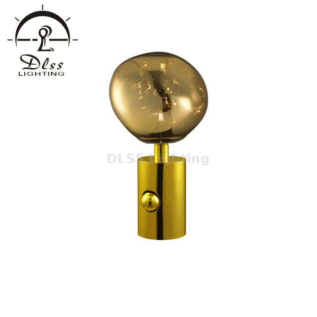 Copper Acrylic Push Buttom E27 Table Lamp 9305T