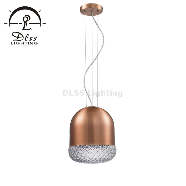 On Line Store Glass Pendant Lighting, Pineapple Glass Hanging Lamp 9309