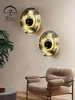 8109W Modern Small Medium Large Gold Luxury Decorative LED Wall Lamp