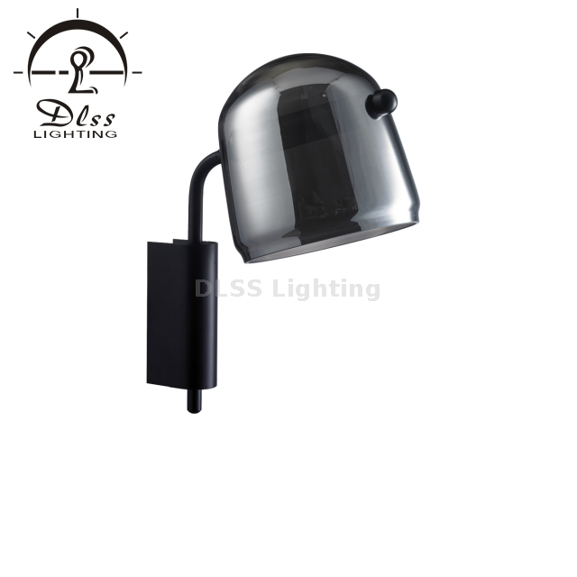 Professional Manufacturer Modern Smoky Glass LED Wall Sconce 