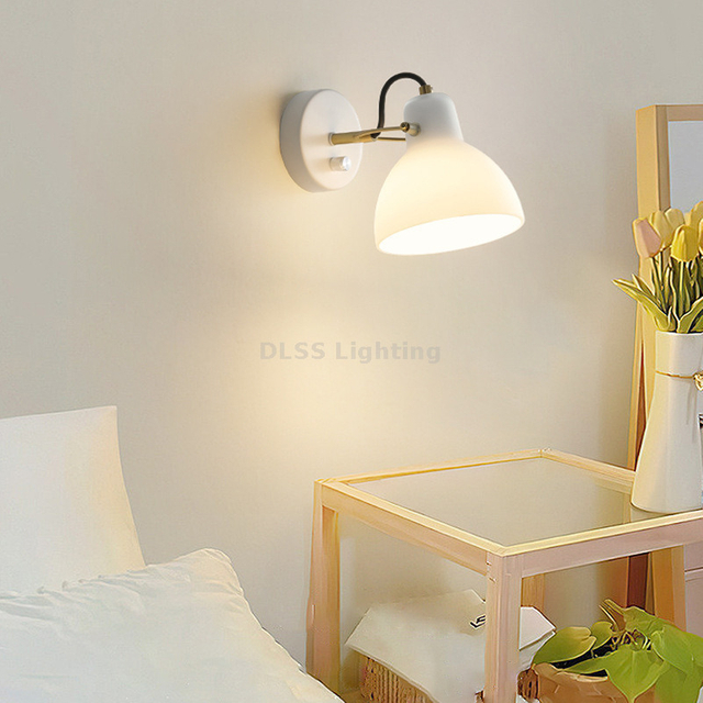 Modern Style Hotel Led Wall Light Home Decor Led Lighting Bedroom Living Room Glass Wall Lamps