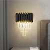 European Style Iron Wall Lighting Hotel Bedside Interior Sconce Light Living Room Home Decor Crystal Modern Wall Lamps