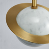 Modern Chandelier Pendant Lamp Iron Marble Lobby Hotel Hall Decorative Decorative Led Pendant Lighting