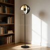 Hotel Floor Lamp European Round Modern LED Mountain Black Glass Floor Lamp