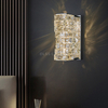 Surface Mounted Modern Crystal Wall Lights For Living Room