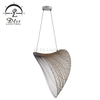 Art Pendant Lamp Laser Cut Wood Designer Pendant Lamp Flat Packed Pendant Lamp