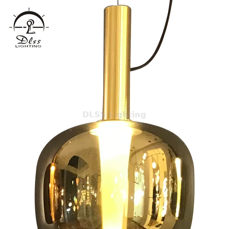Modern Collection Gold/Silver/Copper Big Glass Cone Base Desk Decoration Table Lamp 