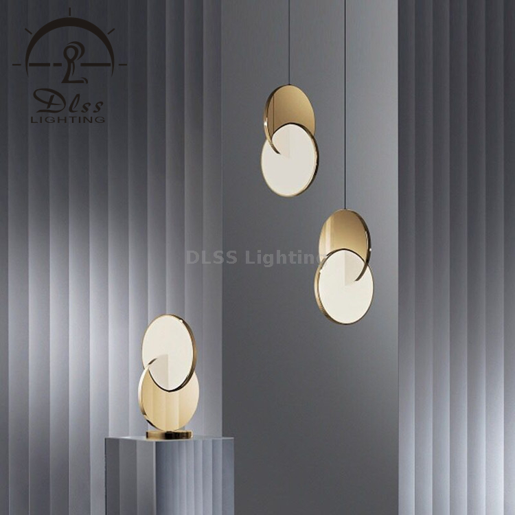 Decoration Modern Lamp Polished Gold Pendant Lamp 10305