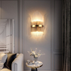 Modern Round Metal Decorative Wall Lamps Glass Shade for Home Decoration Lighting Bedroom Living Room Wall Lamp