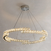 Modern Style Crystal Led Pendant Lamp Interior Kitchen Indoor Home Decor Lighting Hotel Chandelier