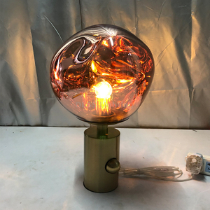 DLSS Decor Gold Acrylic with Gold Metal Base Table Lamp 9305T