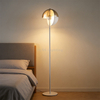 Hotel Floor Lamp European Round Modern LED Mountain Black Glass Floor Lamp