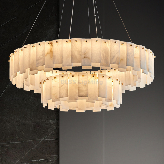 Hotel Decoration Marble Pendant Lighting Modern Home Decor Chandelier Indoor Bedroom Kitchen Led Pendant Lamp