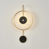 Modern Round Marble Hotel Decoration Wall Lamps Home Decor Led Lighting Bedroom Living Room Led Wall Lamp