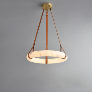 Circular Style Hotel Decoration Marble Pendant Lighting Modern Style Home Decor Chandelier