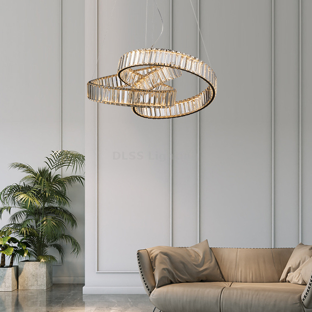 Guzhen Factory Modern Style Crystal Pendant Lamp Hotel Decorative Pendant Lighting Interior Led Chandelier