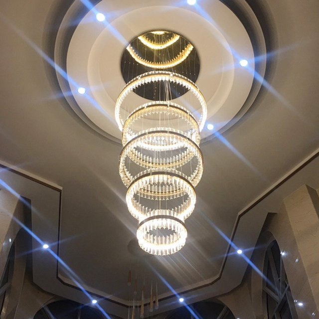 Modern Style Indoor Living Led Luxury Crystal Chandelier Hotel Decorative Led Chandeliers Light