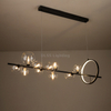 Modern Style Glass Lighting Home Indoor Kitchen Decorative Led Chandeliers