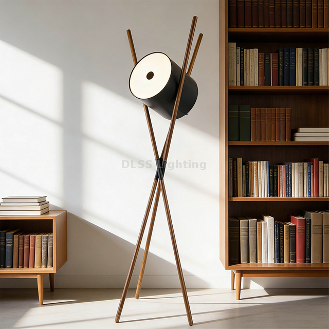 Nordic Modern Floor Lamp For Hotel Project Living Room Home Decorative Industry Umbrella Tripod Led Floor Light