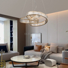 Guzhen Factory Modern Style Crystal Pendant Lamp Hotel Decorative Pendant Lighting Interior Led Chandelier
