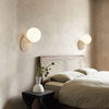 Modern Style Round Stone Decorative Wall Lamps for Home Decor Led Lighting Bedroom Living Room Wall Lamp