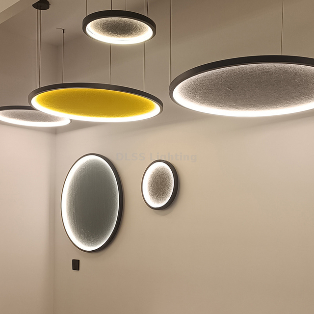 Home Decor Pendant Lamp Hotel Lobby Decoration Indoor Dining Room Modern Led Chandelier Lighting