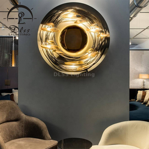 8109W Modern Small Medium Large Gold Luxury Decorative LED Wall Lamp