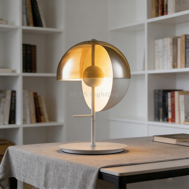 Simple Table Light Home Living Room Decoration Postmodern Creative Personality Iron Glass Modern Led Table Lamp