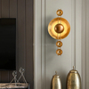 Hotel Wall Lamp Rooms Bedroom Surface Mounted Metal Gold Design Home Decor Modern Led Wall Lighting