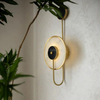 Modern Round Marble Hotel Decoration Wall Lamps Home Decor Led Lighting Bedroom Living Room Led Wall Lamp