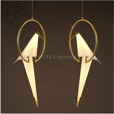 1 Bird on a Ring Pendants Light Megnatic Bird LED Pendant Light