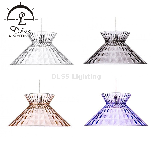 Pinterest Love Colorful Clear Acrylic PMMA E27 Pendant Lamp 9962