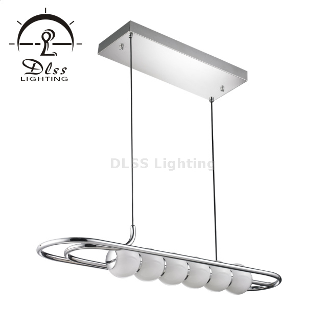 8818 Modern Ceiling Pendant Lighting Mid-Century Glass Globes Pendant Lamp LED Hanging Adjustable Chandelier