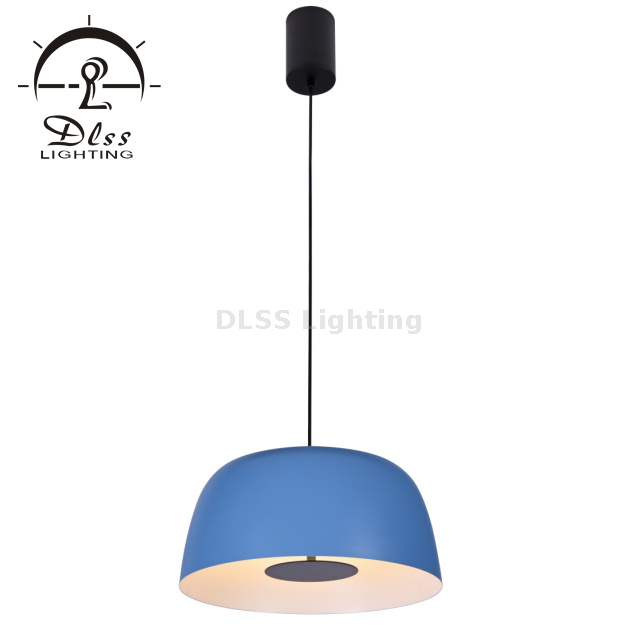 LED Modern Elegance Pendant Hanging Lamp Metal Pendant Lighting Blue Hanging Lighting Retro Industrial