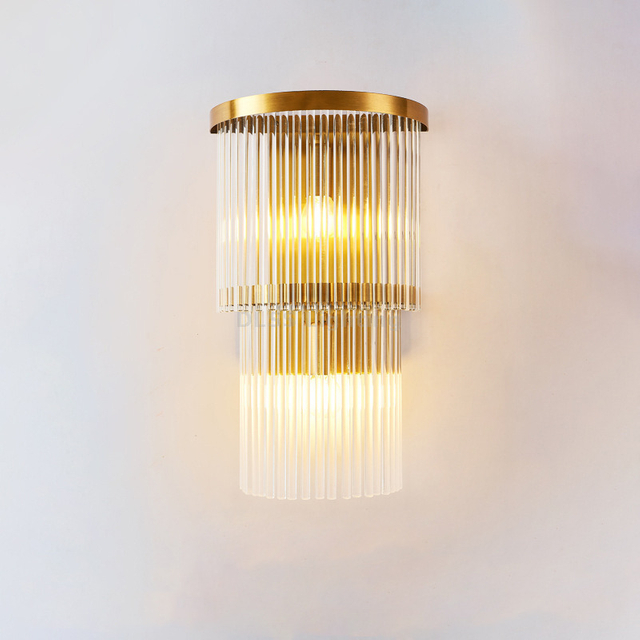 Decorative Style Crystal Wall Lighting Hotel Bedside Interior Sconce Light Living Room Home Decor Modern Wall Lamps