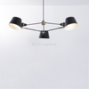 Made in China DLSS Lighting 3 Light Triangle Aluminium Shade Chandelier