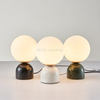 Modern Style Fancy Home Decor Lighting Marble Glass Design LED Table Lamp