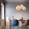 Modern Style Led Pendant Lamp for Home Living Room Decor Light Glass Lighting Glass Lamp Shade Chandelier