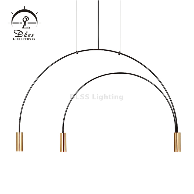 DLSS LUSTRE Furniture Decoration GU10, 3 Lights Arc Pendant Lamp