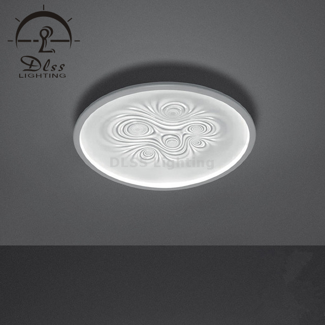 Dining Room Light Fixture, Modern Chandeliers for Dining Room, LED Silver Wave Acrylic Chandelier 