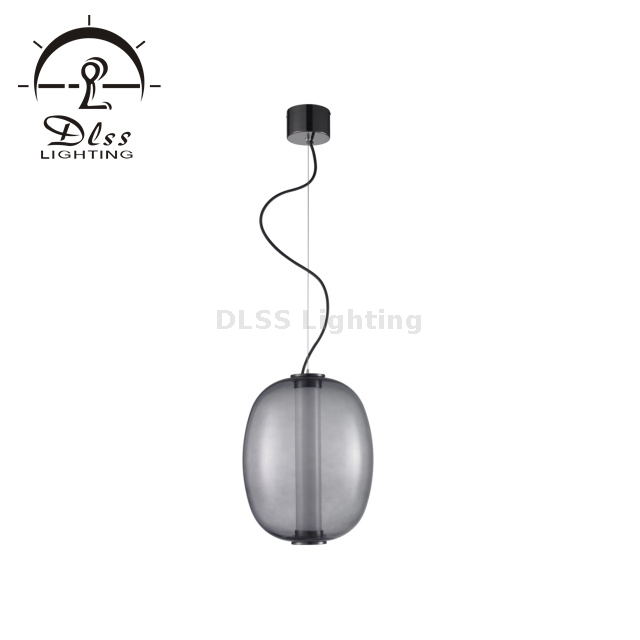 8712P For Home Decor Industrial Art Loft Glass Metal Modern Pendant Lamp