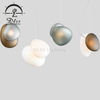 Creative Adjustable Mini Pendant Ceiling Light, Nice Design Blue Glass Shade Pendant Lamp for Restaurant
