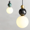 Modern Style Marble Iron Pendant Lamp Home Decor Chandelier Dining Room Kitchen Decoration Led Pendant Lighting
