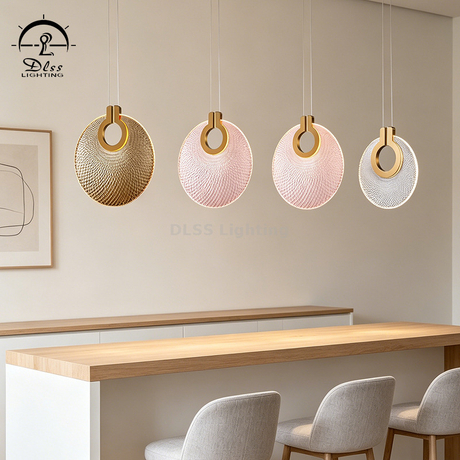 New Design Modern Hanging Lighting Glass Shade Led Pendant Lamp
